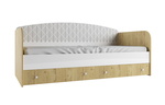 Односпальная кровать с ящиками Сканди ДКД 2000.1 в Красноперекопске