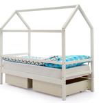 Детская кровать-домик  Svogen белый в Красноперекопске