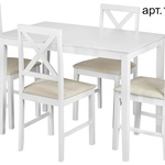 Обеденный комплект эконом Хадсон (стол + 4 стула) в Красноперекопске