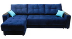 Угловой диван Бонд XL средний с накладкой 5 подушек в Красноперекопске