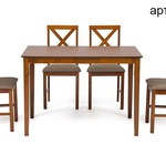 Обеденный комплект эконом Хадсон (стол + 4 стула) в Красноперекопске