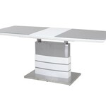 Стол обеденный раскладной OKT-211-2 (140/180) (Бело-серый) в Красноперекопске
